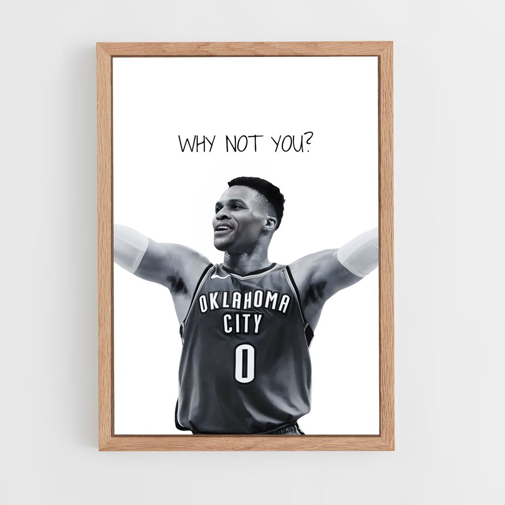 Poster Westbrook's Triumph – affiche Basketball (vue 4)